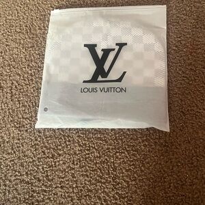Louis Vuitton Gray Checkered Beanie